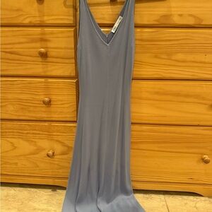 ZARA - Elegant Blue Sleeveless Extra long Dress -  sz S